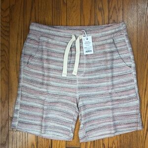 Marine Layer Moonstone Beach Striped Shorts Small NWT